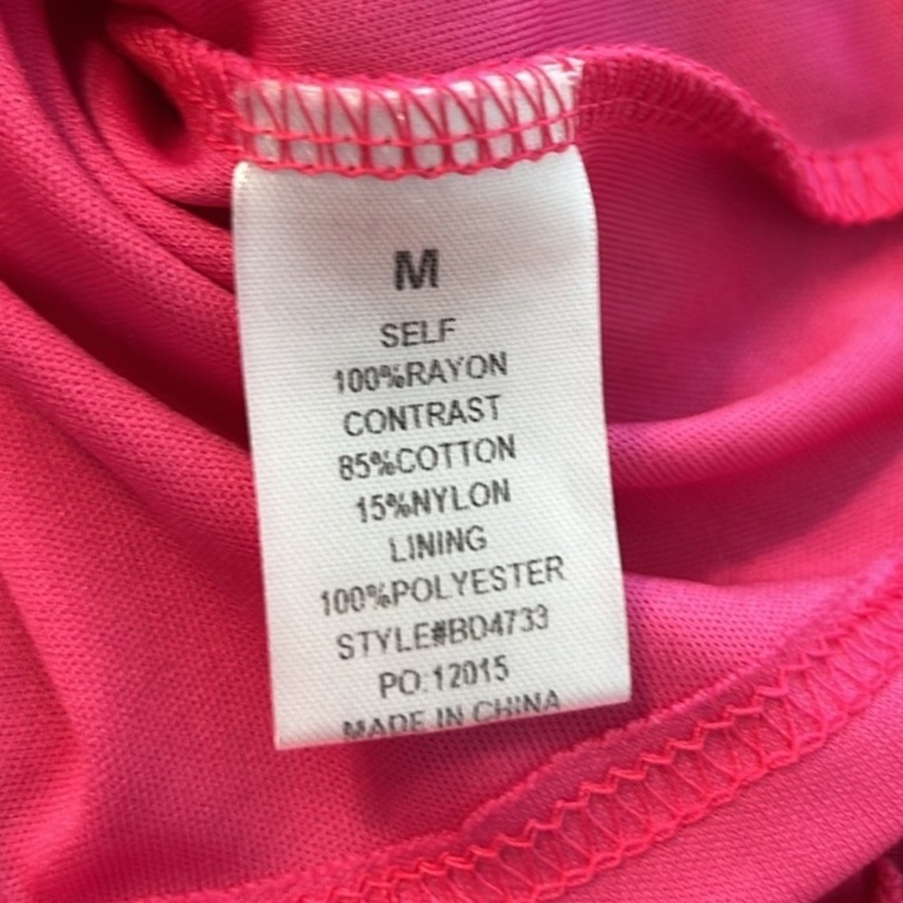 ⭐️Baeverly,Fun,Fantastic,Fuscia Dress, Super Soft,Adjustable Length,EUC,Size M - Picture 8 of 14
